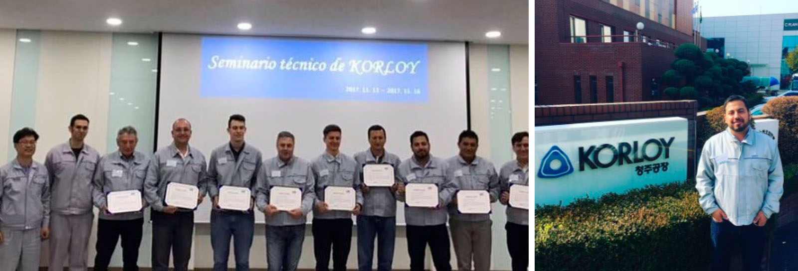 KORLOY VISITA A COREA DEL SUR